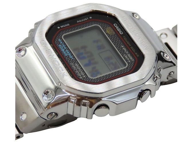 Autre Marque Edelstahl-Uhr CASIO G-SHOCK GMW-B5000D-1CJF Silber - Ansicht 5