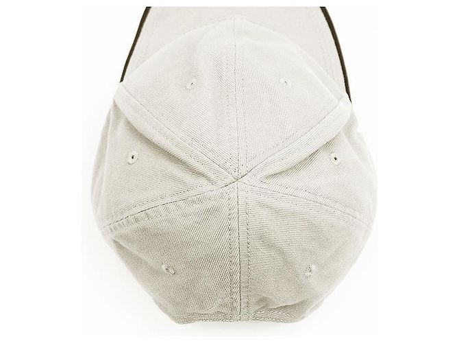 Everyday Cappellino da baseball in cotone Balenciaga Nero Beige - vista 4