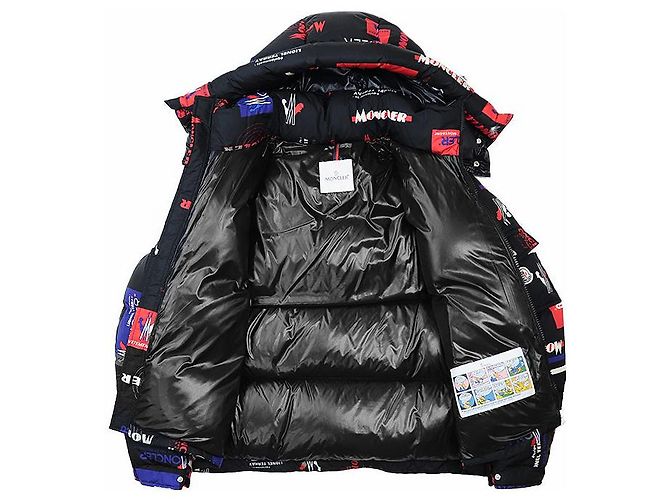 Chaqueta de plumas de nylon Moncler WILSON Negro - vista 6