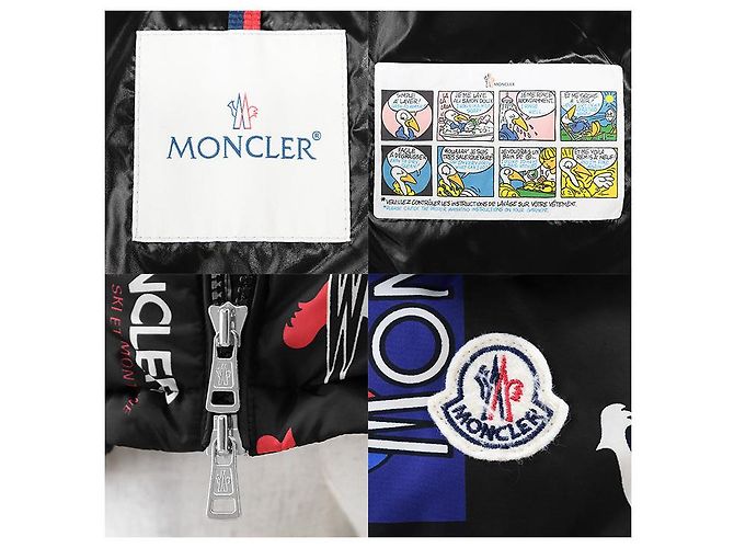Chaqueta de plumas de nylon Moncler WILSON Negro - vista 7