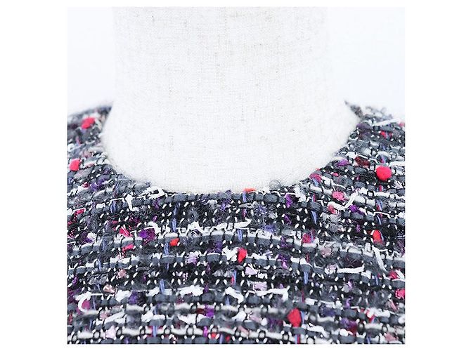 Autre Marque YOKO CHAN Tweed Kleid Mehrfarben - Ansicht 3