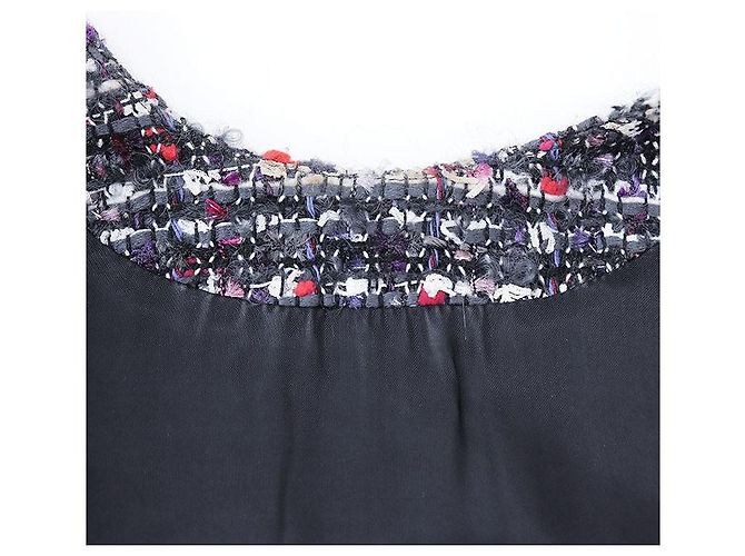 Autre Marque YOKO CHAN Tweed Kleid Mehrfarben - Ansicht 5