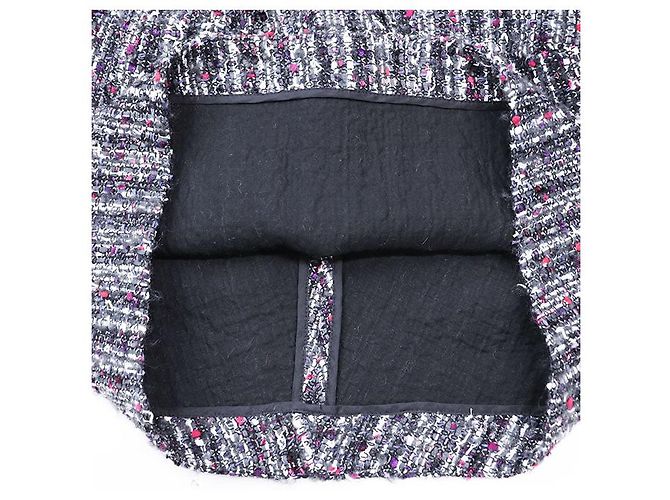 Autre Marque YOKO CHAN Tweed Kleid Mehrfarben - Ansicht 6
