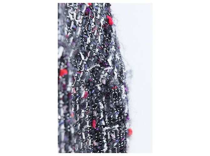 Autre Marque YOKO CHAN Tweed Kleid Mehrfarben - Ansicht 8