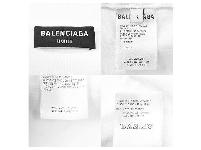Everyday Camiseta de algodón Balenciaga Iloveyou Blanco - vista 10