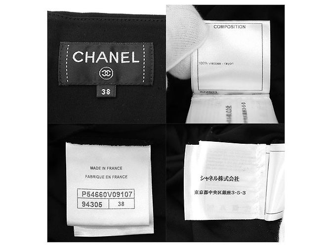 Timeless Chanel P54660 Rayonrock Schwarz - Ansicht 10