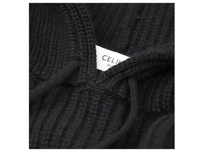 Céline Celine PARIS Felpa in lana Nero - vista 12