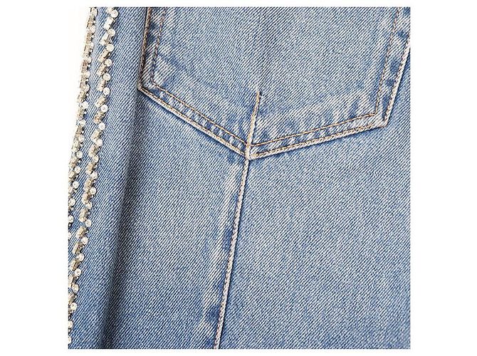 Calças de algodão denim Prada 2018 Azul - vista 12
