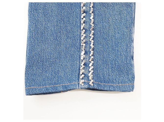 Calças de algodão denim Prada 2018 Azul - vista 5