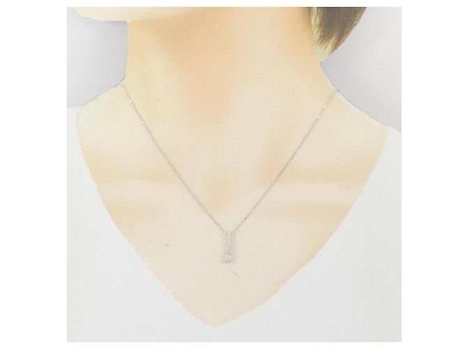 Autre Marque Collana con diamanti Au750 Argento - vista 6