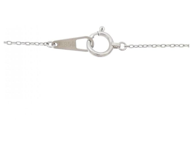 Autre Marque Collana Cuore di Diamanti PT900 PT850 Argento - vista 5