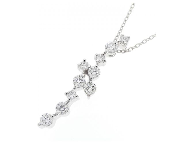 Autre Marque Collana con diamanti Au750 Argento - vista 3