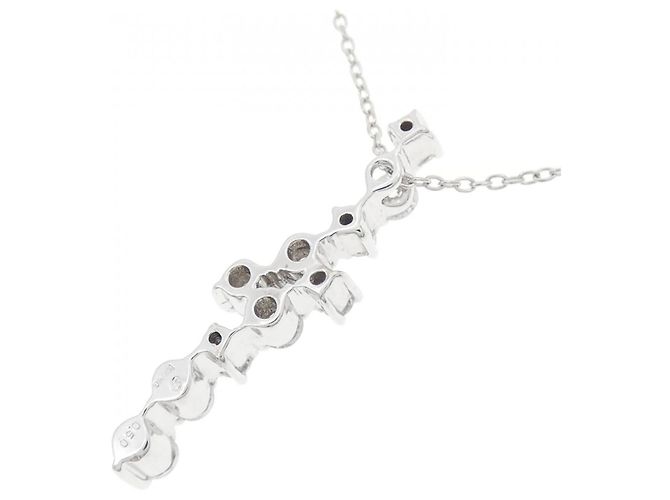 Autre Marque Collana con diamanti Au750 Argento - vista 4
