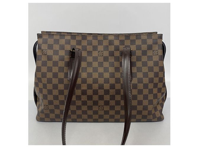 Borsa a Spalla Chelsea Damier Louis Vuitton N51119 Ebano Donna Damier ebene - vista 12