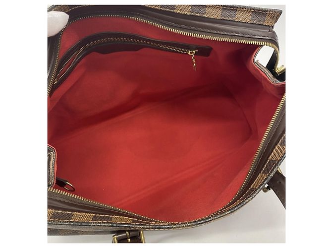 Borsa a Spalla Chelsea Damier Louis Vuitton N51119 Ebano Donna Damier ebene - vista 4