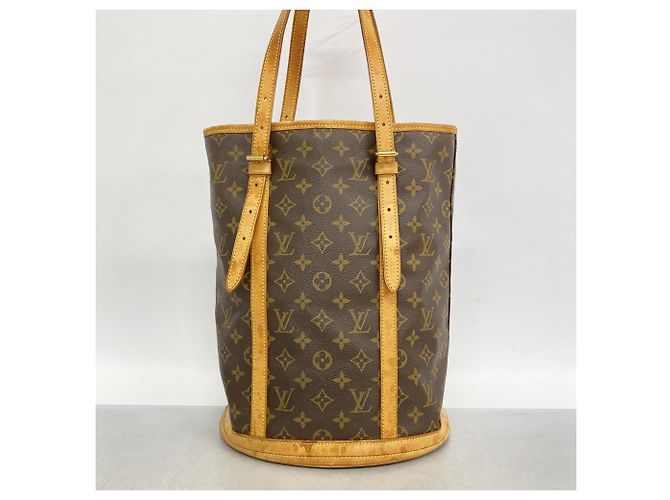 Borsa Tote Monogram Bucket GM di Louis Vuitton Marrone - vista 14