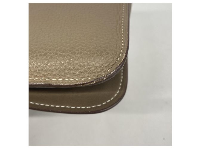 Cartera Larga Dogon GM Togo Etoupe Hermès Gris pardo - vista 7