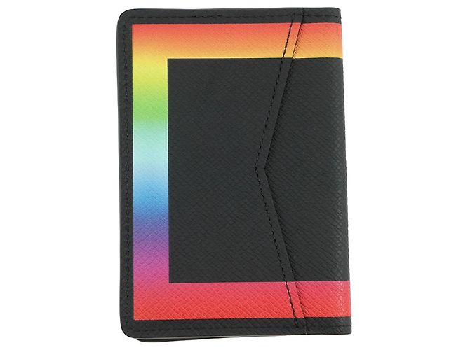 Organizer Louis Vuitton Taiga Card Case Black - view 3