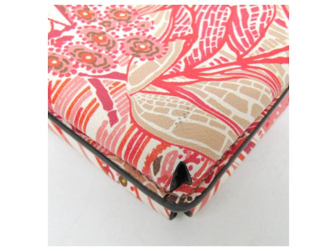 Pouch per telefono Vara Salvatore Ferragamo JP-22 0381 Rosa Rosso Bianco sporco - vista 6