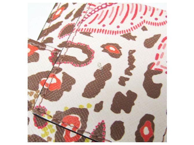 Pouch per telefono Vara Salvatore Ferragamo JP-22 0381 Rosa Rosso Bianco sporco - vista 9
