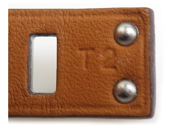 Bracciale in pelle e metallo Mini Dog di Hermès Argento - vista 8