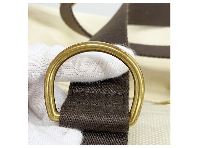 Borsa Tote Antigua Cabas GM di Louis Vuitton Beige - vista 9