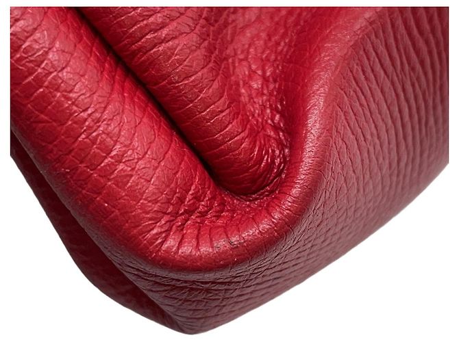 Bolso Vespa Hermès en cuero rojo Roja - vista 8