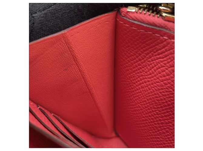 Hermès Kelly Lange Geldbörse in Rose Jaipur Pink - Ansicht 14