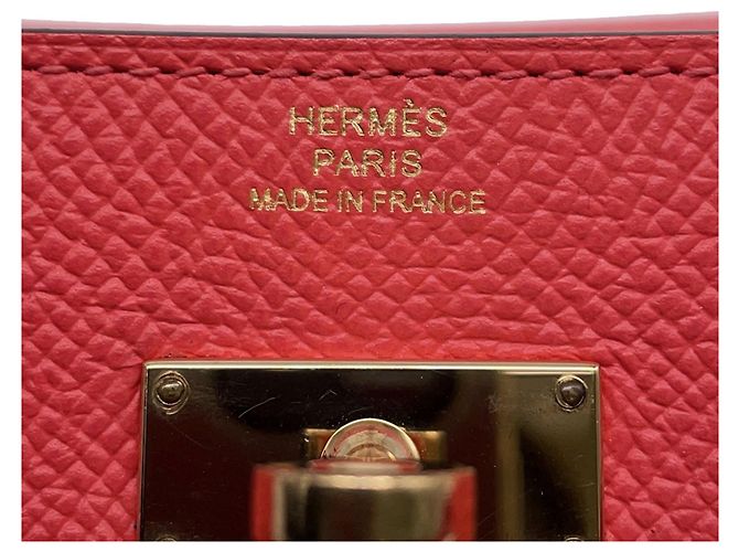 Hermès Kelly Lange Geldbörse in Rose Jaipur Pink - Ansicht 15