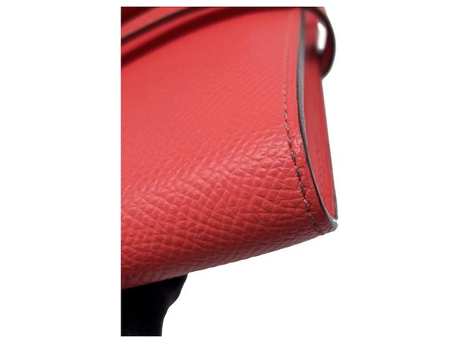Hermès Kelly Lange Geldbörse in Rose Jaipur Pink - Ansicht 7