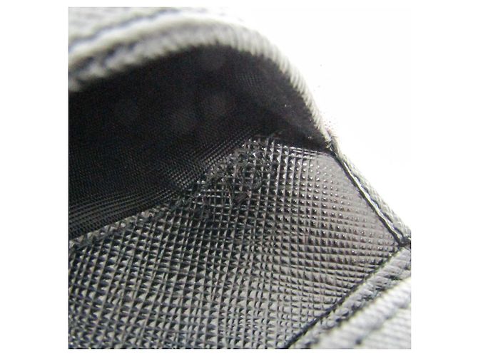 Prada Saffiano Tessuto Bi-Fold Wallet in Black - view 11