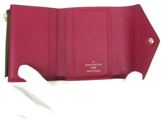 Cartera Monogram Zoe Louis Vuitton Castaño Fucsia - vista 3