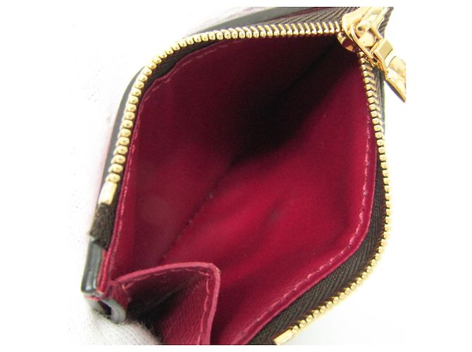 Cartera Monogram Zoe Louis Vuitton Castaño Fucsia - vista 4
