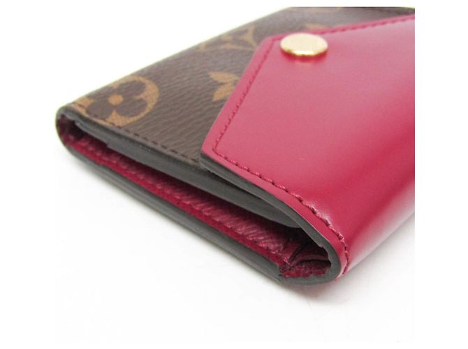 Cartera Monogram Zoe Louis Vuitton Castaño Fucsia - vista 6