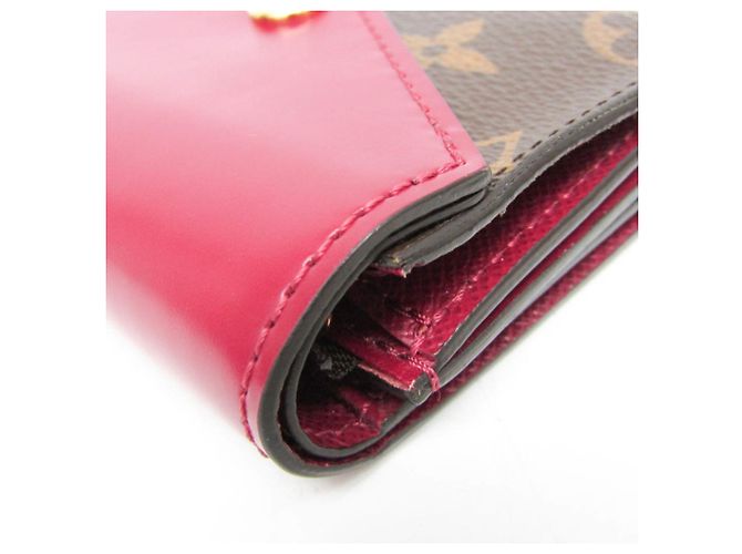 Cartera Monogram Zoe Louis Vuitton Castaño Fucsia - vista 7