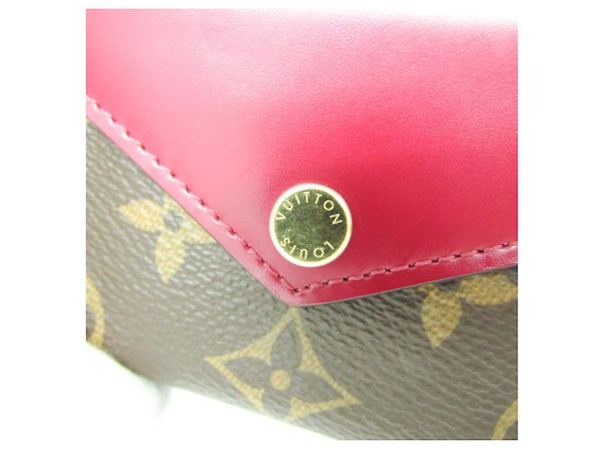 Cartera Monogram Zoe Louis Vuitton Castaño Fucsia - vista 9