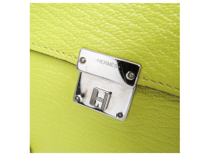 Hermès Billetera trí-fold Hermes Click 12 Amarillo - vista 10