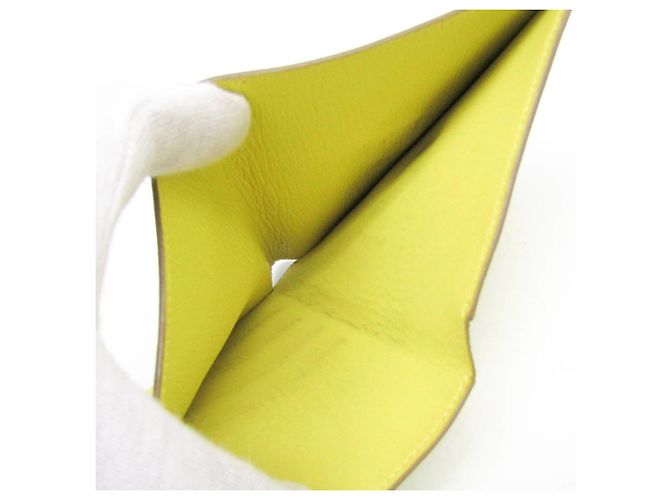 Hermès Billetera trí-fold Hermes Click 12 Amarillo - vista 11