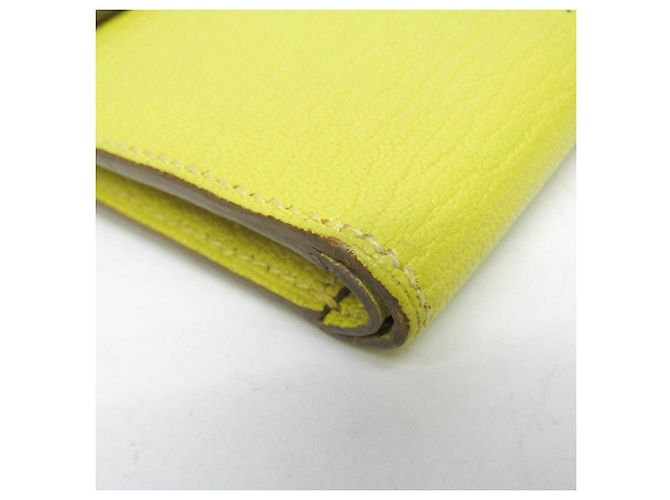Hermès Billetera trí-fold Hermes Click 12 Amarillo - vista 5
