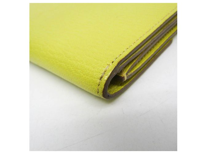 Hermès Billetera trí-fold Hermes Click 12 Amarillo - vista 8
