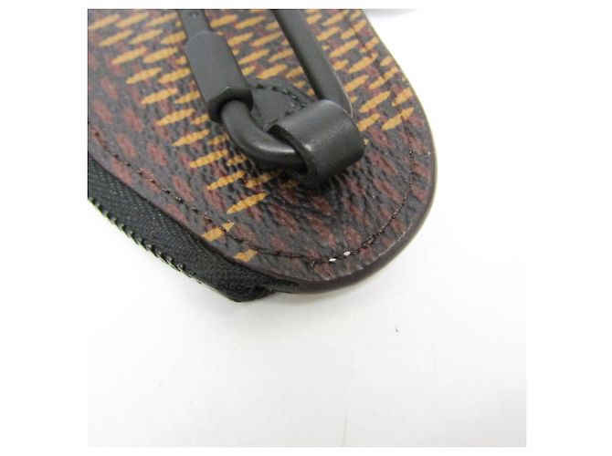 Carpeta de tarjeta de monedas Damier Giant Bear de Louis Vuitton Amarillo Marrón oscuro Damier ebene - vista 5
