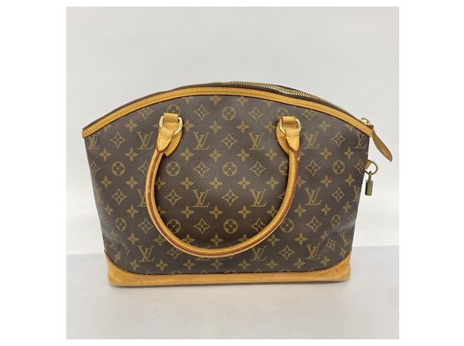 Louis Vuitton Monogram Lockit Horizontale Tote Tasche Braun - Ansicht 13