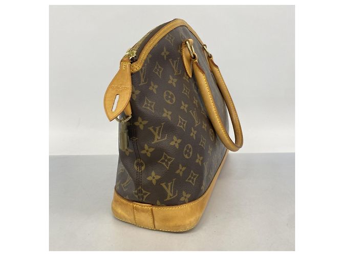 Louis Vuitton Monogram Lockit Horizontale Tote Tasche Braun - Ansicht 2