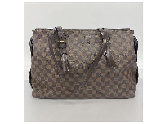 Borsa Tote Chelsea Damier Louis Vuitton N51119 Ebano per Donne Damier ebene - vista 14