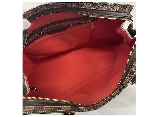Borsa Tote Chelsea Damier Louis Vuitton N51119 Ebano per Donne Damier ebene - vista 4