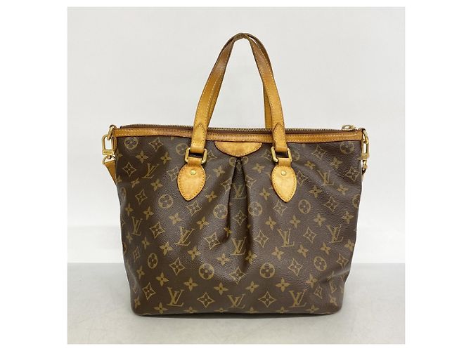 Borsa Louis Vuitton Monogram Palermo PM Marrone - vista 14