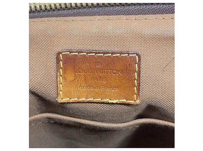 Borsa Louis Vuitton Monogram Palermo PM Marrone - vista 5