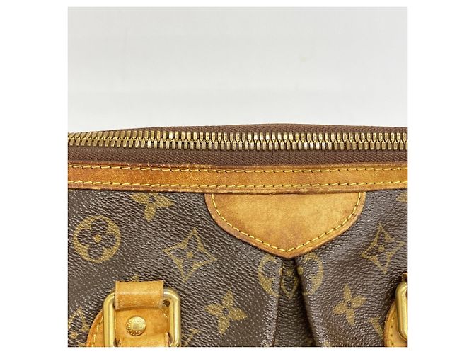 Borsa Louis Vuitton Monogram Palermo PM Marrone - vista 7
