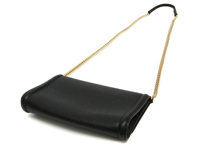Borsa a Spalla Vara Small Chain di Salvatore Ferragamo Nero - vista 2