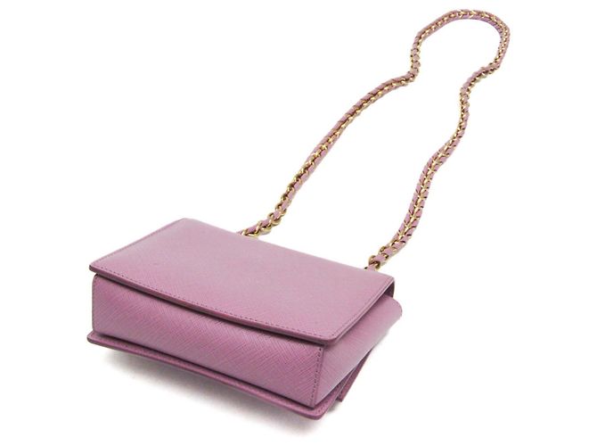 Borsa a Spalla Vara Mini Chain di Salvatore Ferragamo Porpora - vista 2
